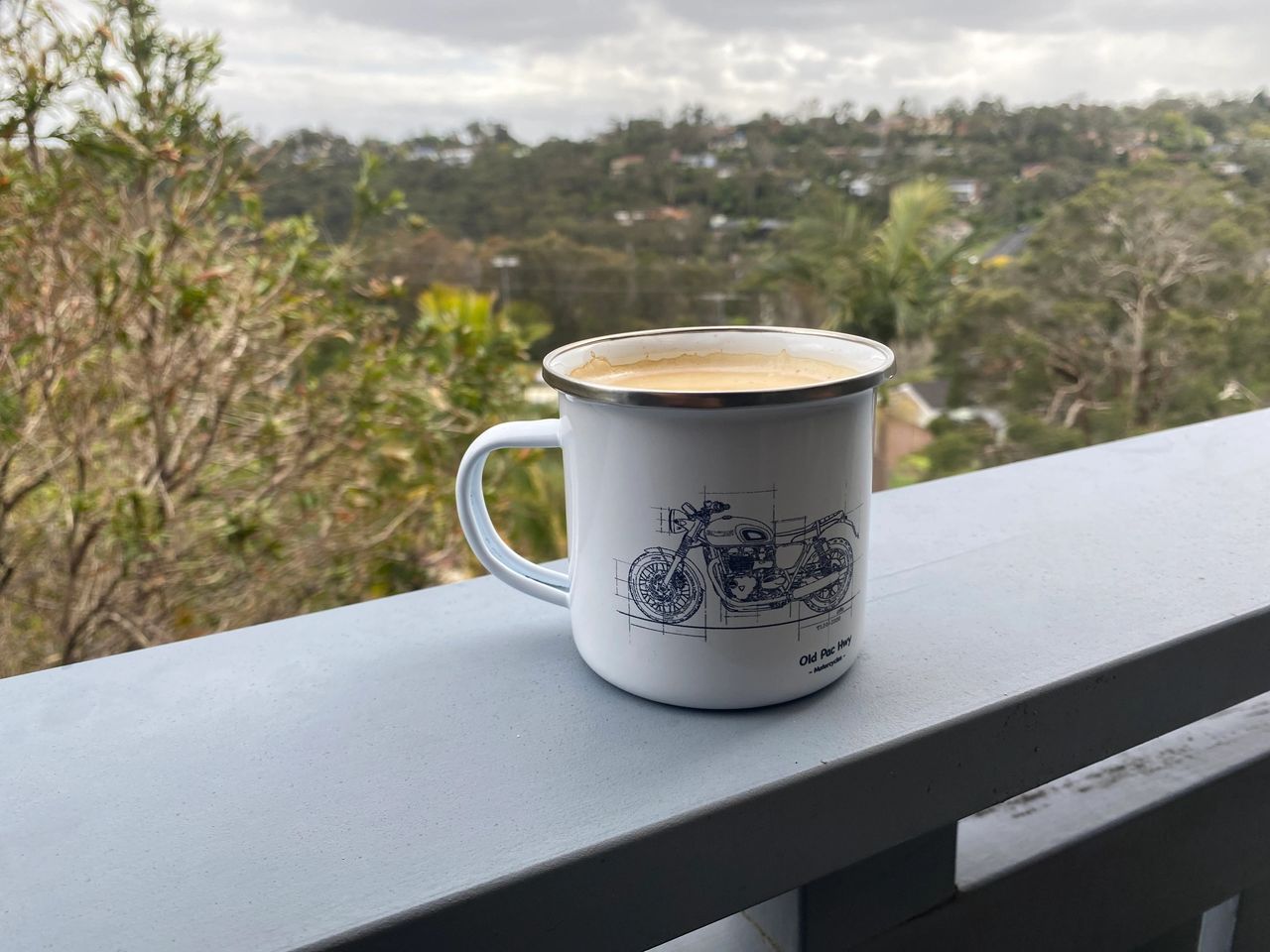 Best Mug Ever! Peats Ferry Bridge Mug on Deck Best Mug Ever! Peats Ferry Bridge Mug on Deck